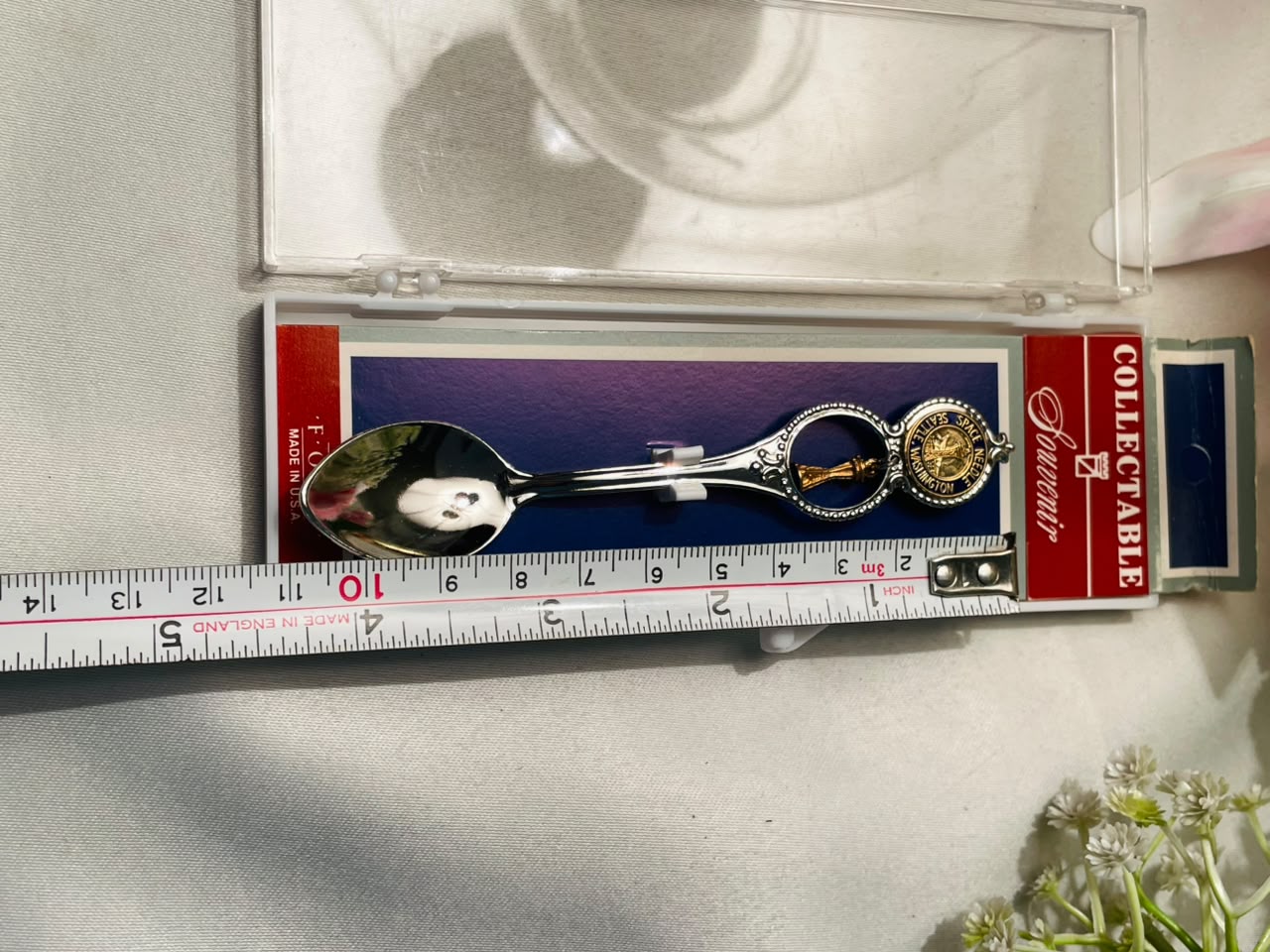 Made in USA Seattle Space Needle Souvenir Silver Spoon