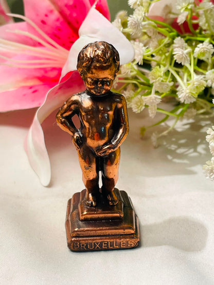 Bruxelles Copper-Tone Boy Figurine 9cm