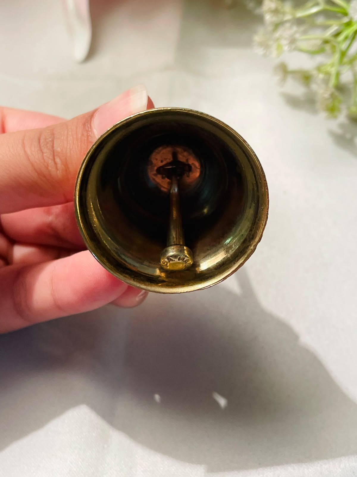 U.S. Space Shuttle Gold-Tone Souvenir Bell 10cm