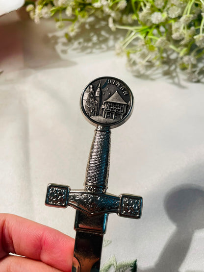 Dinan Silver-Tone Souvenir Letter Opener – 6.5 Inch