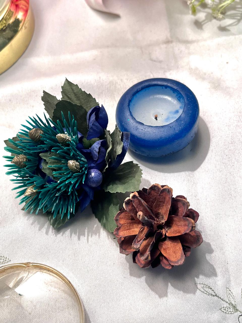 Wax Lyrical Blue Scented Floater Candle Decor Set 10 cm