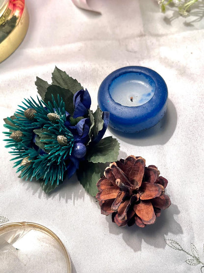 Wax Lyrical Blue Scented Floater Candle Decor Set 10 cm