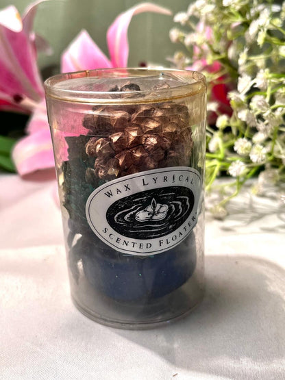 Wax Lyrical Blue Scented Floater Candle Decor Set 10 cm