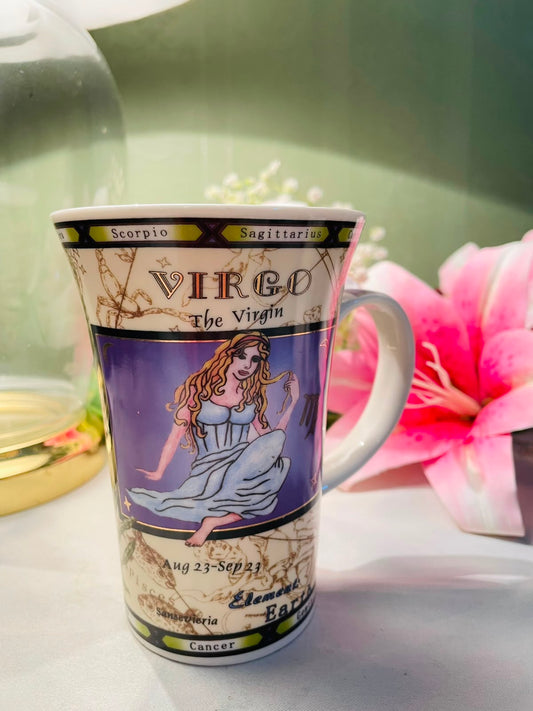 Virgo Zodiac Ceramic Coffee Mug The Virgin Design 12 cm