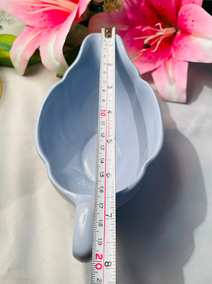 Light Blue Ceramic Gravy boat 20 cm