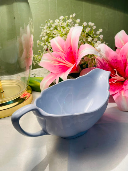 Light Blue Ceramic Gravy boat 20 cm