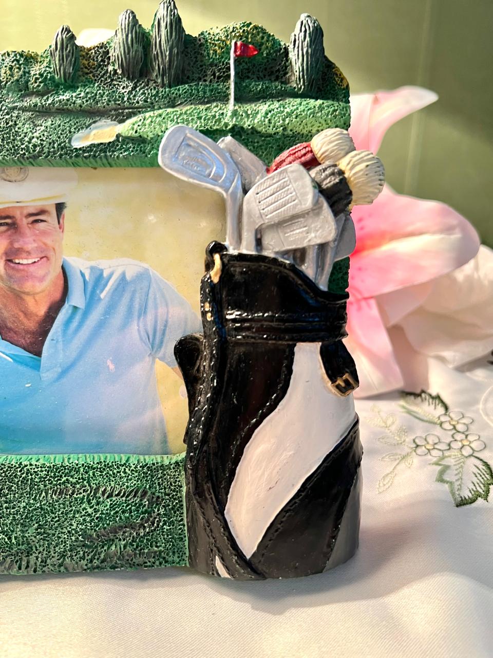 FIGI Golf-Themed Decorative Photo Frame, 4 x 6 in