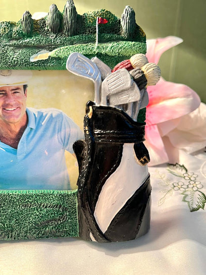 FIGI Golf-Themed Decorative Photo Frame, 4 x 6 in