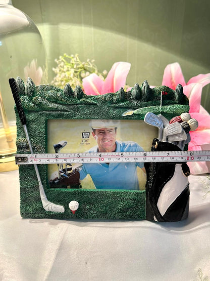 FIGI Golf-Themed Decorative Photo Frame, 4 x 6 in