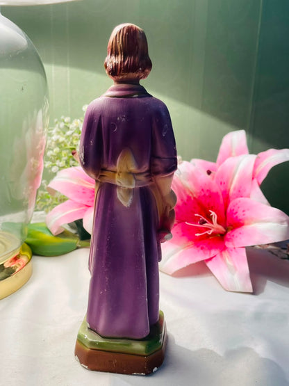 Vintage Saint Joseph Carpenter Religious Figurine 20 cm