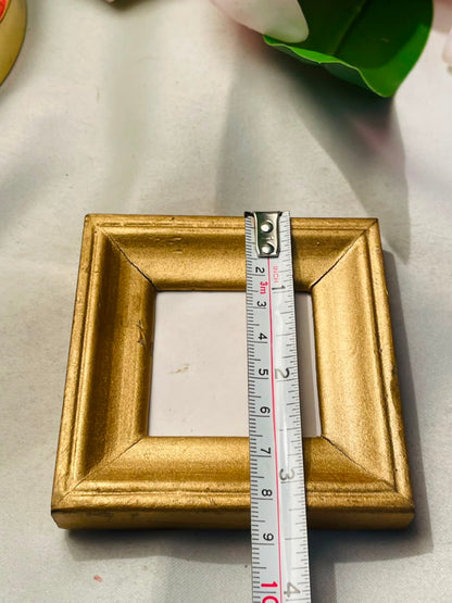 Gold-Tone Mini Photo Frame Approx. 3.5 Inch