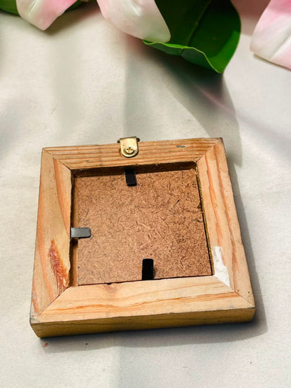 Gold-Tone Mini Photo Frame Approx. 3.5 Inch