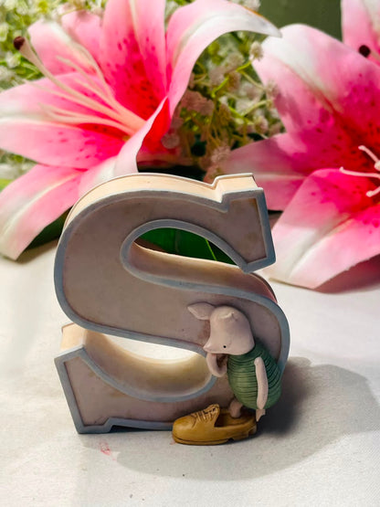 Letter S Character Decorative Figurine Approx. 3.5 Inch