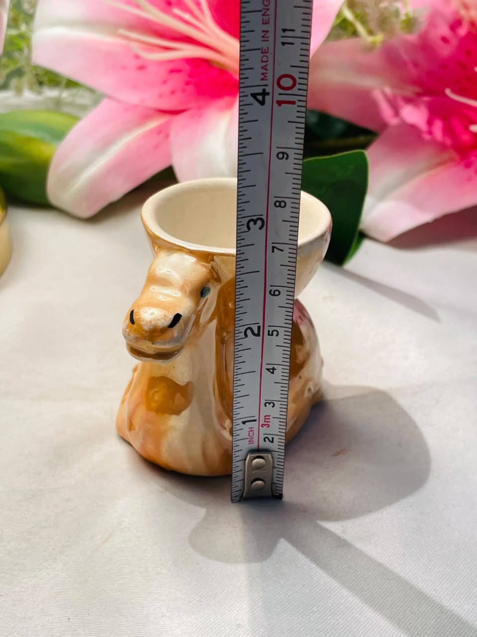 Ceramic Horse Egg Cup / Small Holder 8 cm