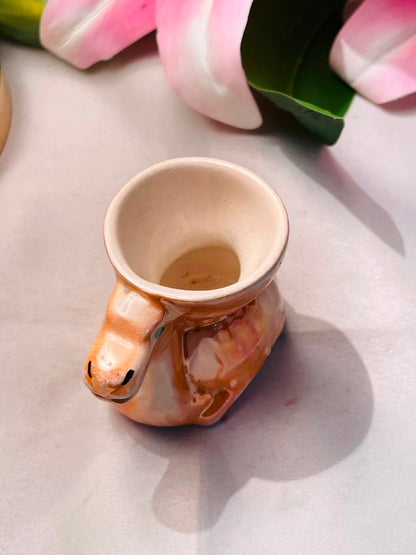 Ceramic Horse Egg Cup / Small Holder 8 cm