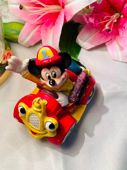 Mickey Mouse Racing Car Figurine 13 cm