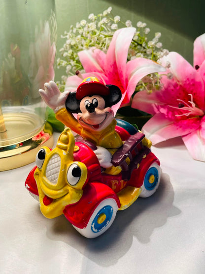 Mickey Mouse Racing Car Figurine 13 cm
