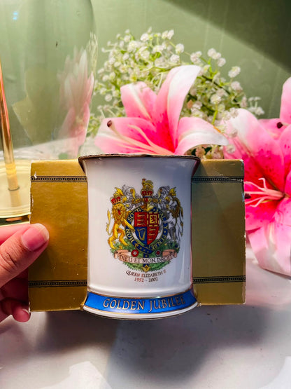 Queen Elizabeth II Golden Jubilee Ceramic Mug 11cm