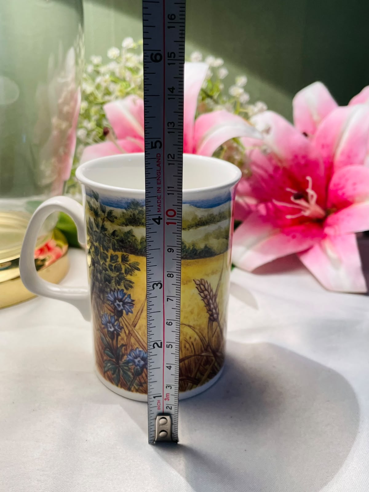 Fine Bone China English Countryside Mug Approx. 4.5 Inch