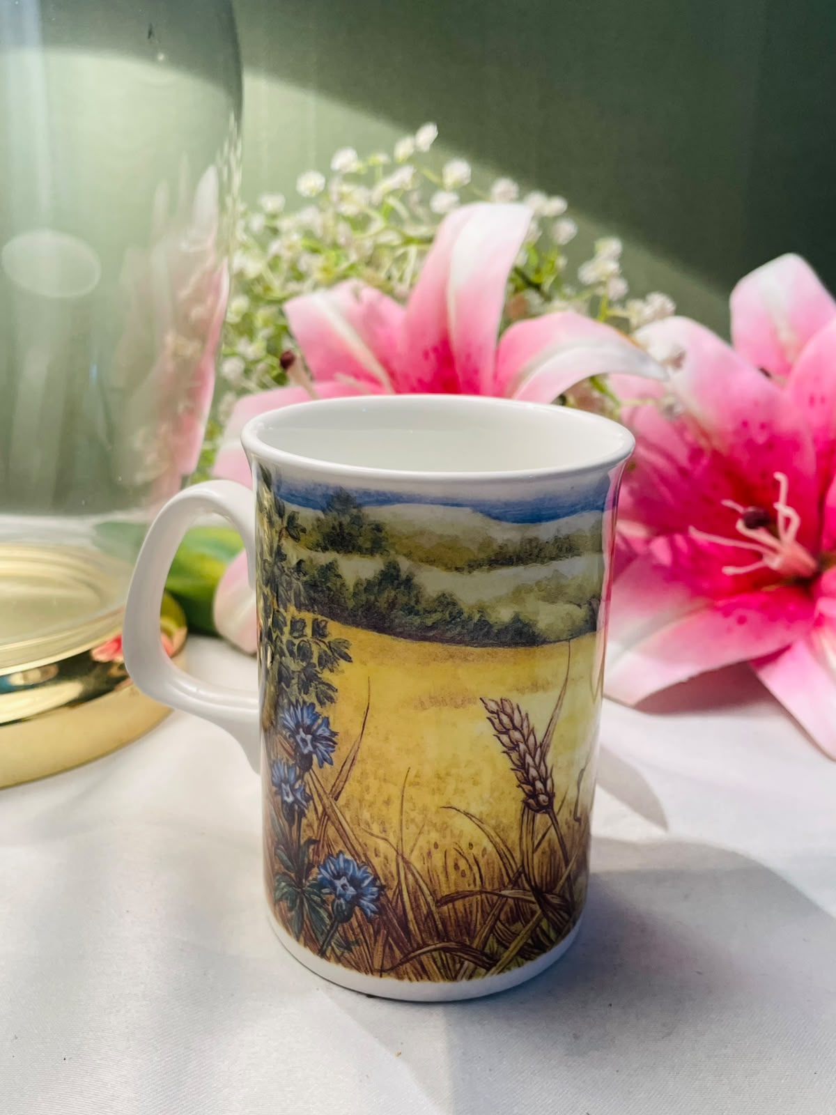 Fine Bone China English Countryside Mug Approx. 4.5 Inch