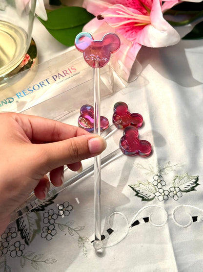 Disneyland Resort Paris Mickey Drink Stirrers 4-Piece 18cm