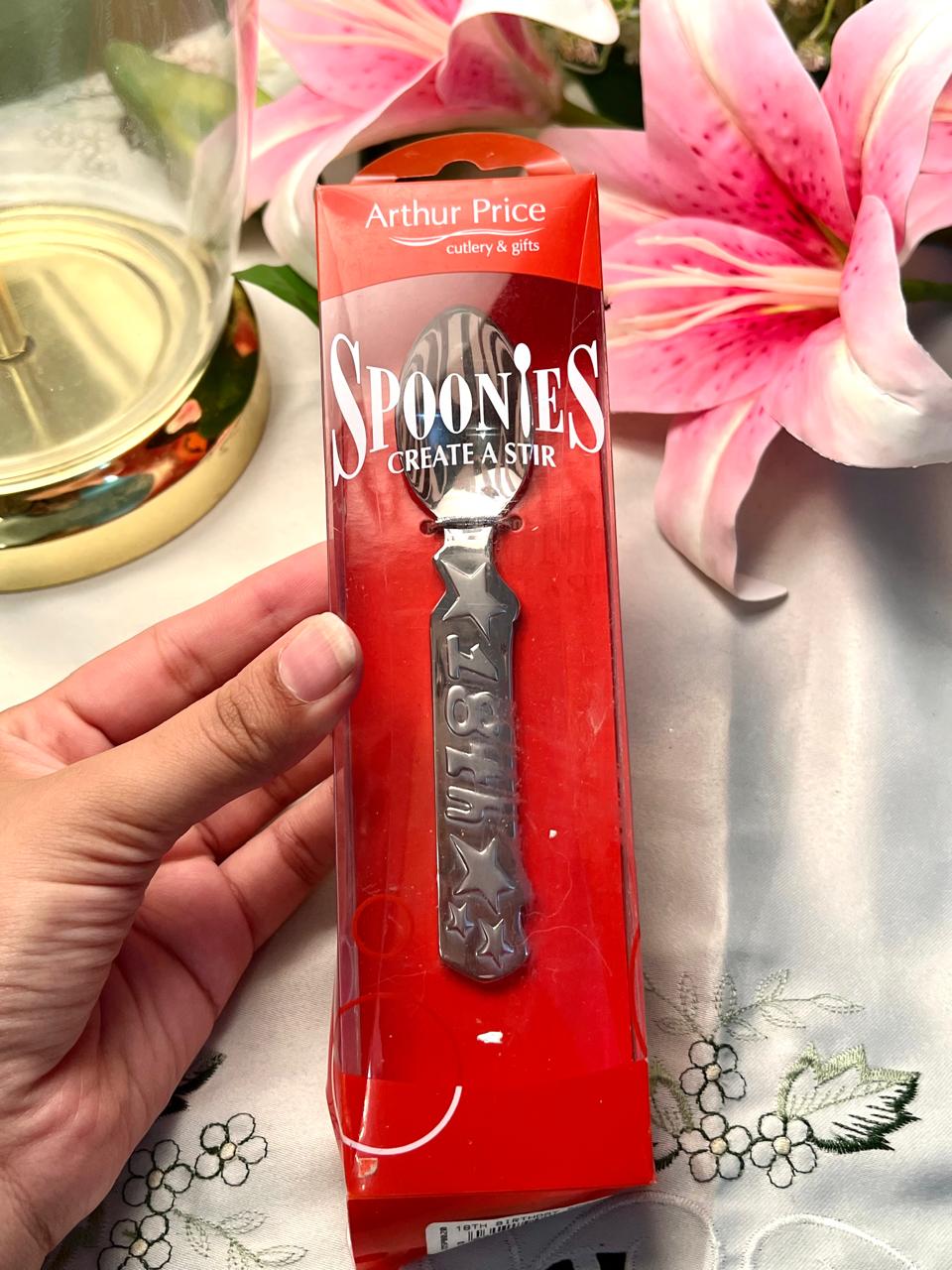 Vintage Silver-Tone 18th Birthday Keepsake Spoon 14cm