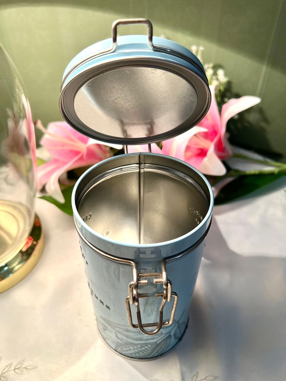 Cartwright & Butler Blue Metal Biscuit Storage Tin 16cm