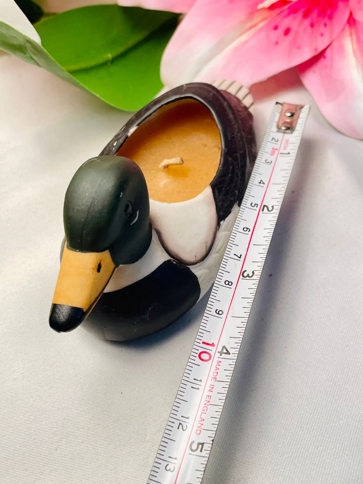 Duck-Shaped Decorative Candle Holder, 10 cm