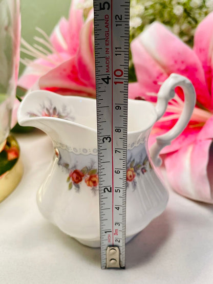 Paragon Bridesmaid Fine Bone China Creamer Jug Floral 3.5 Inch