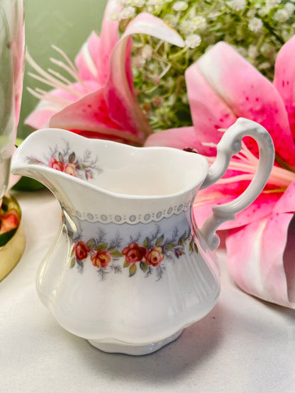 Paragon Bridesmaid Fine Bone China Creamer Jug Floral 3.5 Inch