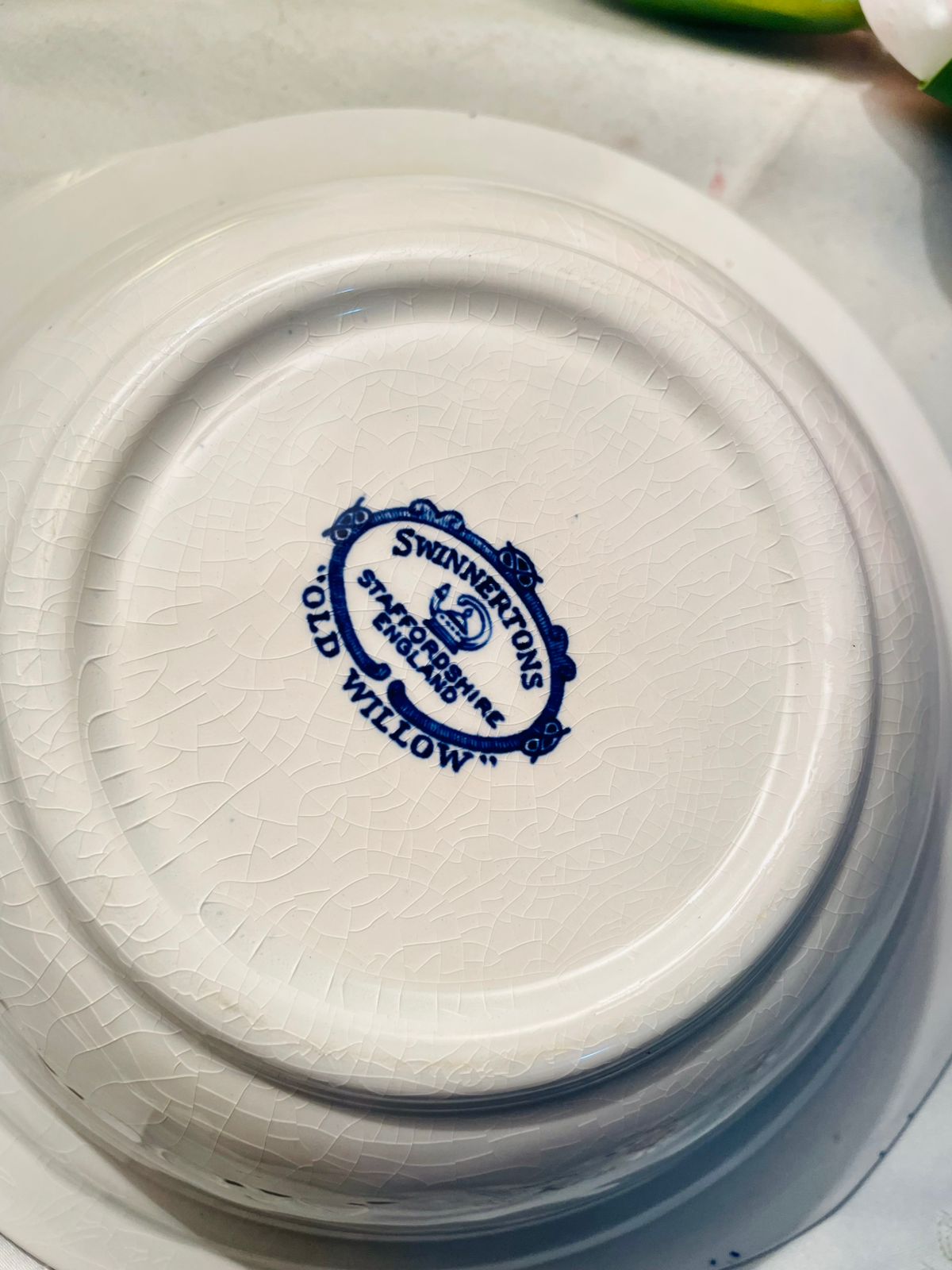 Swinnertons Old Willow Blue & White Serving Bowl 26 cm