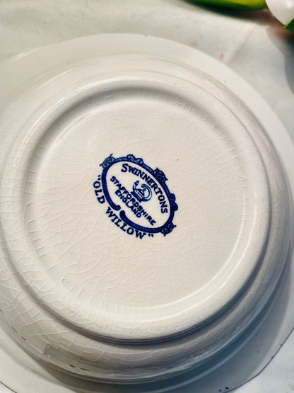 Swinnertons Old Willow Blue & White Serving Bowl 26 cm