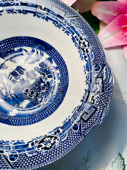 Swinnertons Old Willow Blue & White Serving Bowl 26 cm