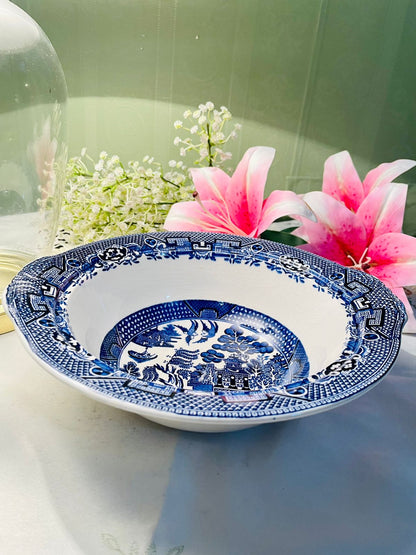 Swinnertons Old Willow Blue & White Serving Bowl 26 cm