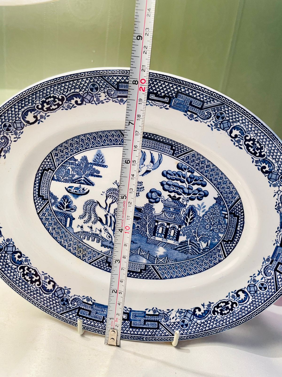 Wood & Sons Willow Blue & White Serving Platter Approx. 30 x 23 cm  Product Description: