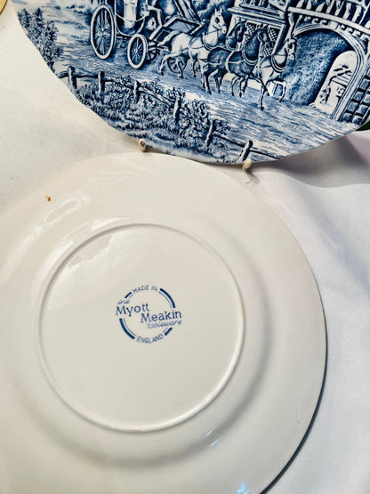 Myott Meakin Blue Scenic Plates – Set of 2, 20cm