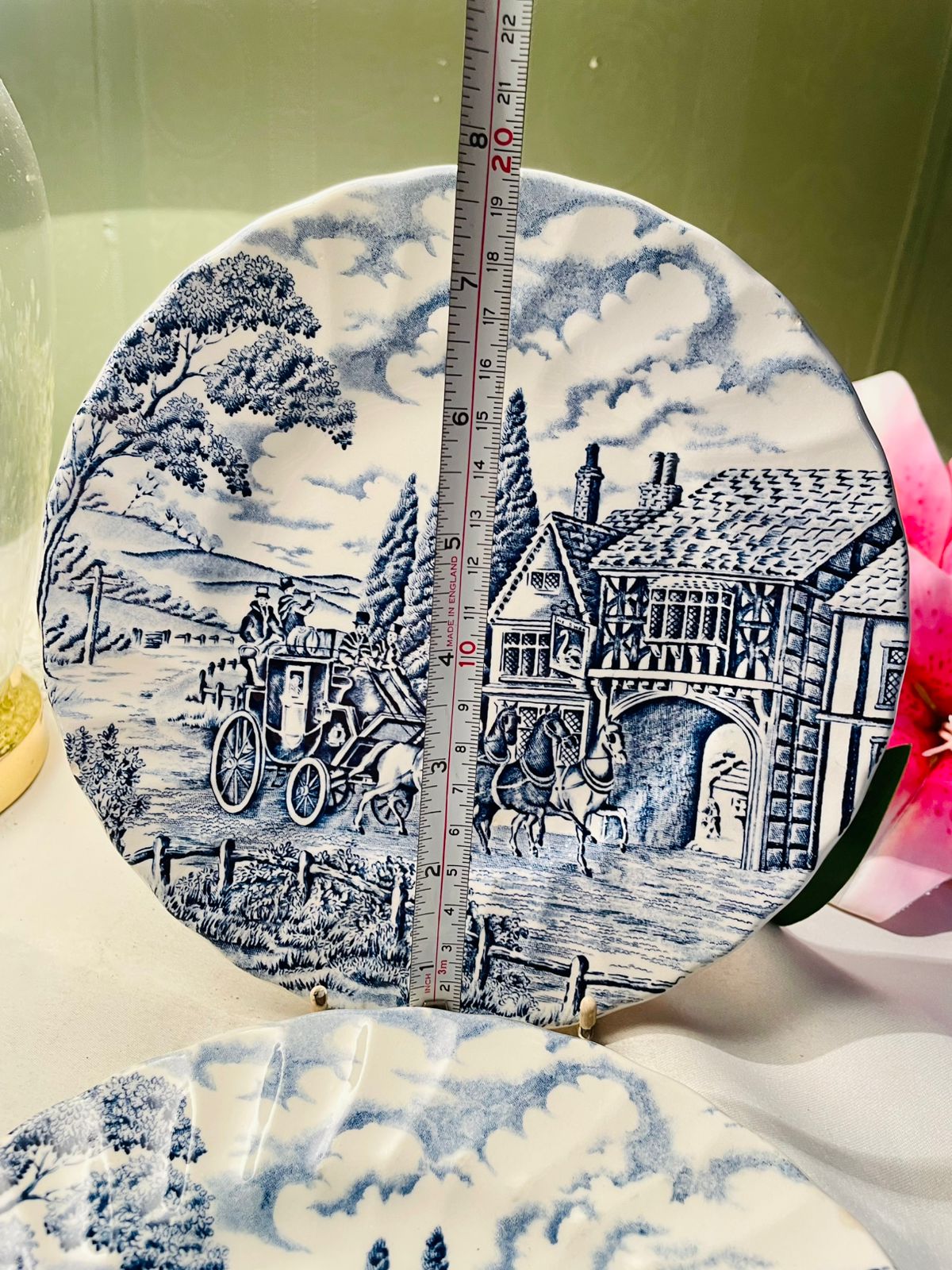 Myott Meakin Blue Scenic Plates – Set of 2, 20cm
