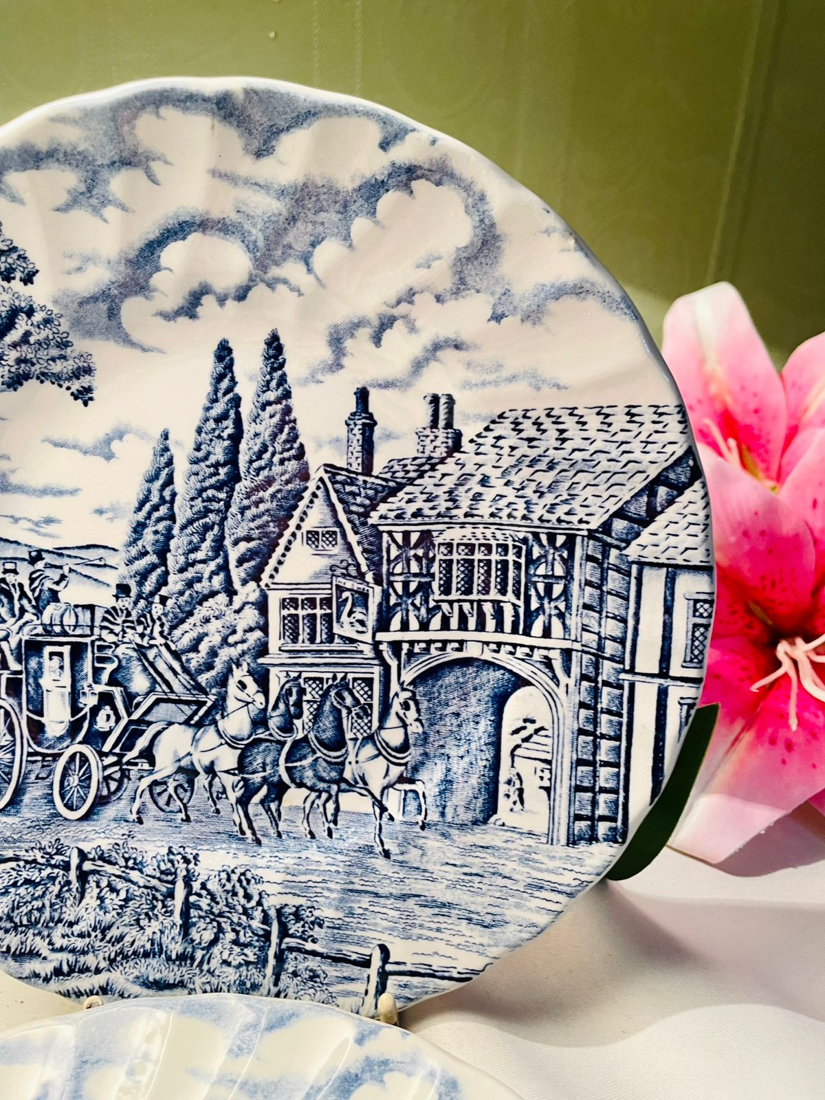 Myott Meakin Blue Scenic Plates – Set of 2, 20cm