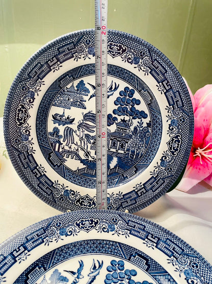 Churchill Blue Scenic Decorative Plates – Set of 2, 20cm