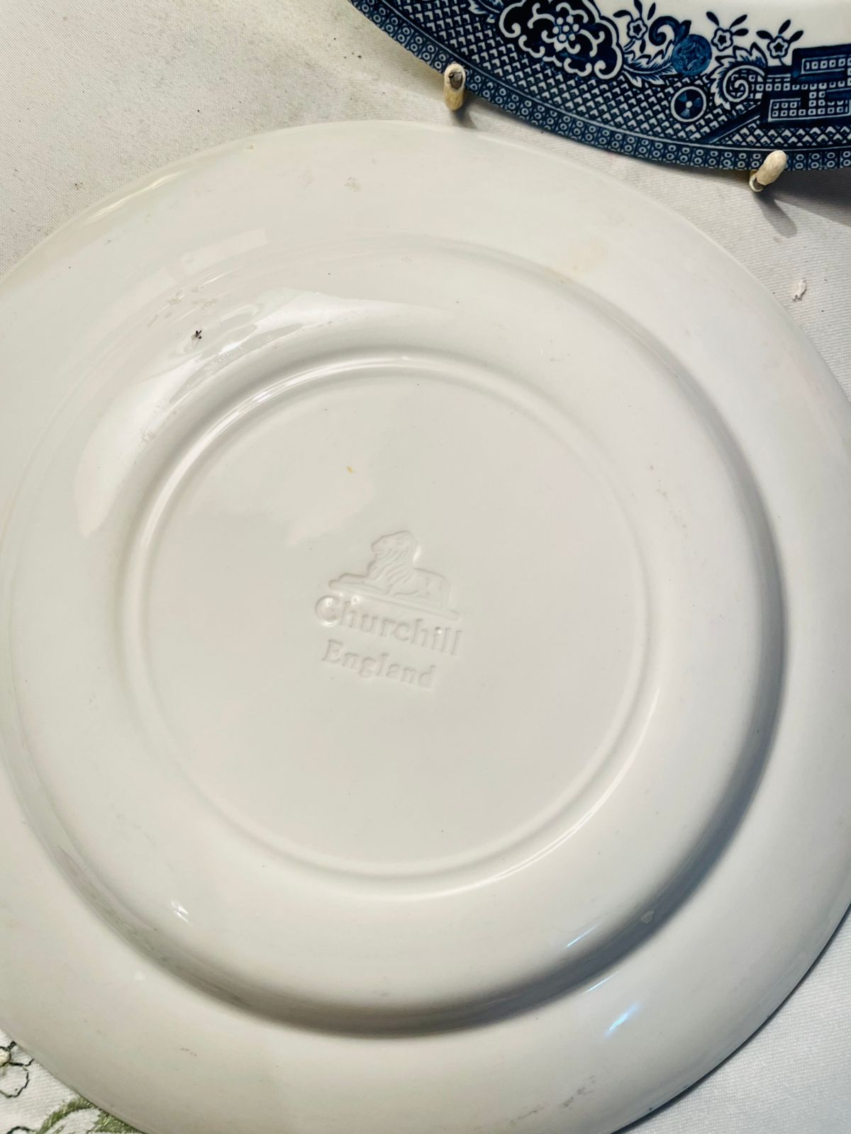 Churchill Blue Scenic Decorative Plates – Set of 2, 20cm