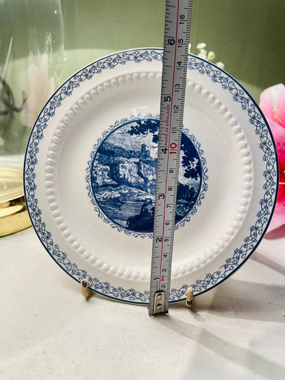 Royal Cauldon Blue Scenic Ironstone decorative Plate – 15cm