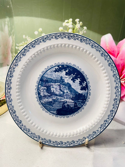 Royal Cauldon Blue Scenic Ironstone decorative Plate – 15cm