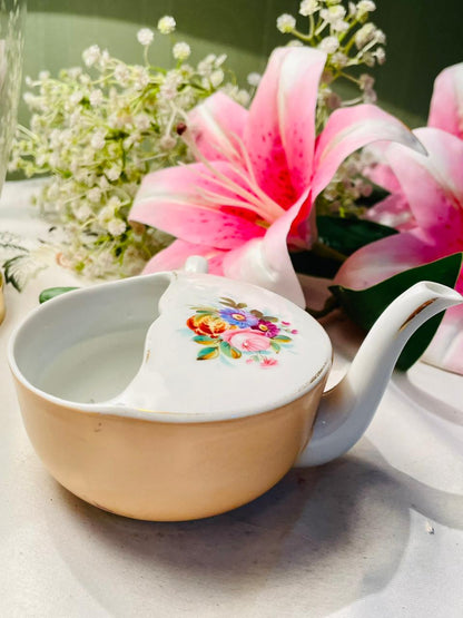 Vintage Floral Divided Serving Dish with Handles
