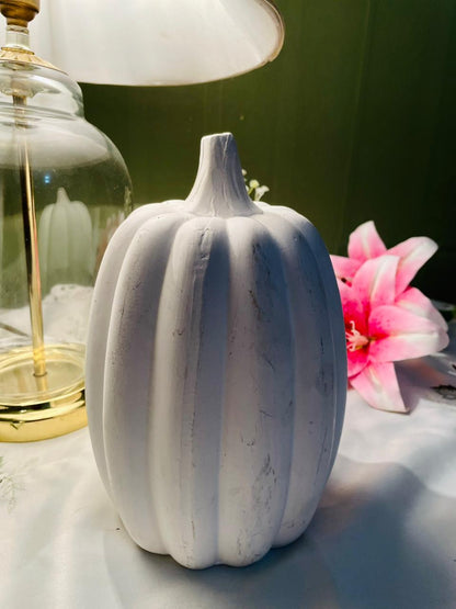 White Pumpkin Tabletop Home Decor Approx. 21 cm