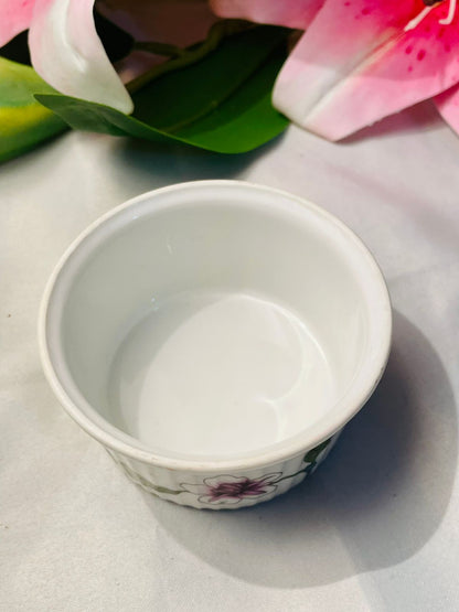 White Ceramic Oven-Safe Ramekin Approx. 9 cm