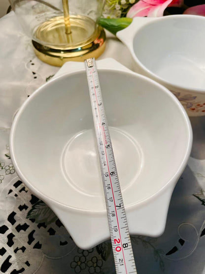 Pyrex Floral Oven-Safe Casserole Dishes – Set of 2, 20cm