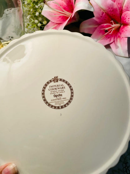 Spode Christmas Tree Oven-Safe Pie Dish – 23cm