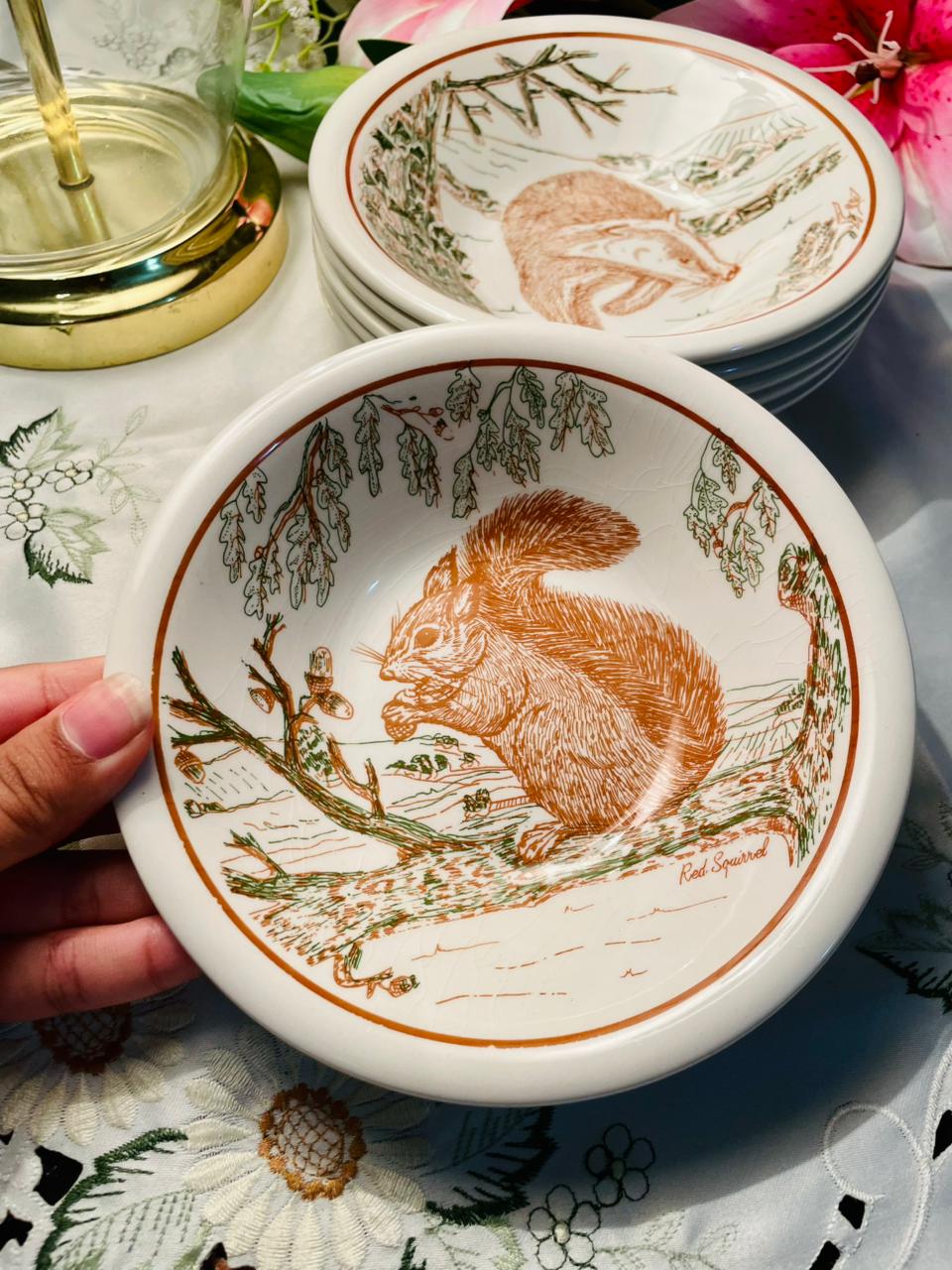 John Tams Woodland Animal Plates – Set of 6, 18cm