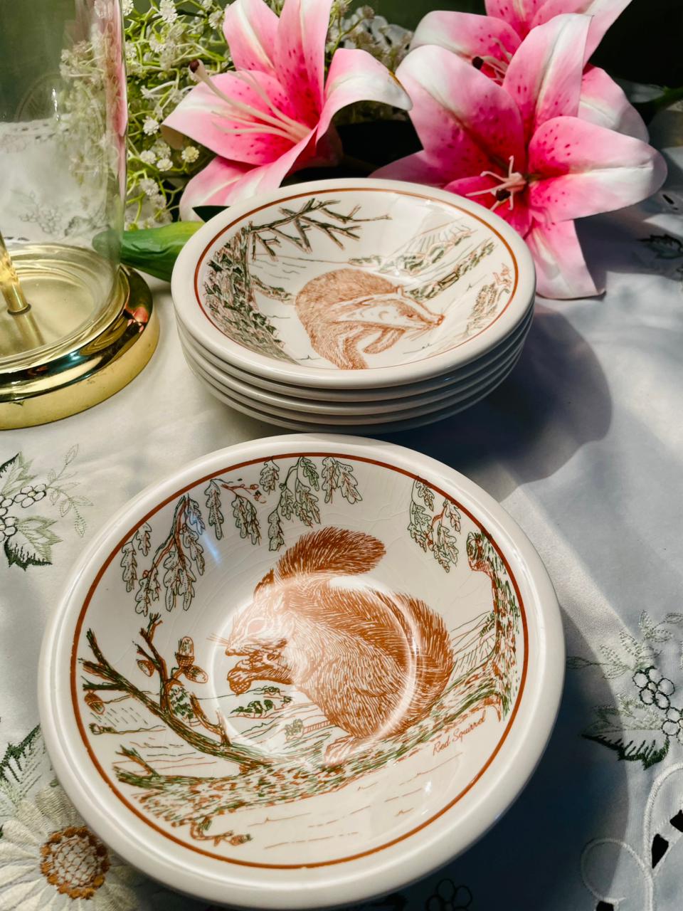 John Tams Woodland Animal Plates – Set of 6, 18cm