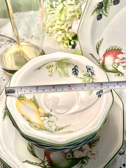 Churchill Chartwell Collection Fruit 18-Piece Dinner Set